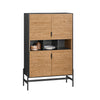 SoBuy | Sideboard | Küchenschrank | Flurschrank | Aufbewahrungsschrank | Buffet | HFSB03-SCH
