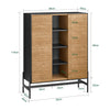 SoBuy | Sideboard | Küchenschrank | Flurschrank | Aufbewahrungsschrank | Buffet | HFSB04-SCH