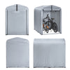 Vorverkauf | SoBuy | Fahrradgarage wetterfest für 1-2 Fahrräder | 120x163x176cm | KLS11-K
