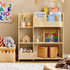 SoBuy | Kinderregal | Aufbewahrungsregal | Bücherregal für Kinder | Natur | KMB101-N