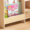 SoBuy | Kinder Bücherregal | Aufbewahrungsregal für Kinder | Büchergestell | Grün-Natur | KMB114-GR