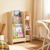 SoBuy | Kinder Bücherregal | Aufbewahrungsregal für Kinder | Büchergestell | Grün-Natur | KMB114-GR