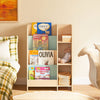 SoBuy | Kinder Bücherregal | Aufbewahrungsregal für Kinder | Büchergestell | Grün-Natur | KMB114-GR