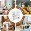 SoBuy | Kinder Bücherregal für Kinder | mit 9 offenen Fächern | Weiß | 95x105x34cm | KMB120-W