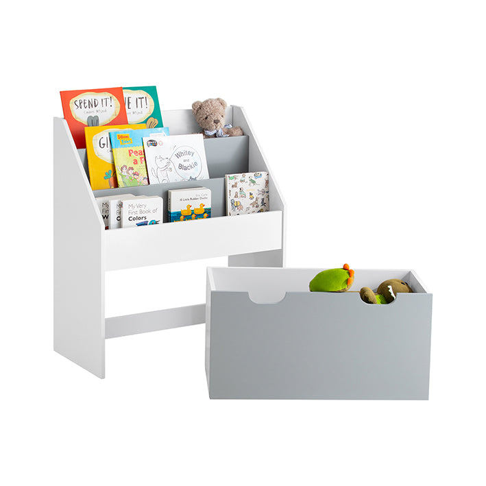 aufbewahrung regal kinderzimmer SoBuy | Kinderbücherregal | Spielzeugtruhe