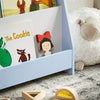 SoBuy | Kinder Bücherregal | Zeitungsständer | Büchergestell Hellblau | KMB32-B