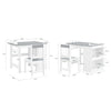 SoBuy | Kindertisch mit 1 Stuhl | Kindersitzgruppe | Maltisch für Kinder | Grau | KMB60-HG