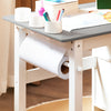 SoBuy | Kindertisch mit 1 Stuhl | Kindersitzgruppe | Maltisch für Kinder | Grau | KMB60-HG