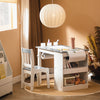 SoBuy | Kindertisch mit 1 Stuhl | Kindersitzgruppe | Maltisch für Kinder | Grau | KMB60-HG