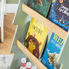 SoBuy | Kinderregal mit Rollen | Kinder Bücherregal mit 5 Ablagen | Aufbewahrungsregal | KMB99-H-GR