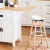 SoBuy | Kücheninsel | Küchenschrank | Sideboard | Bartisch | Esstisch | Weiß-Natur | KNL06-WN