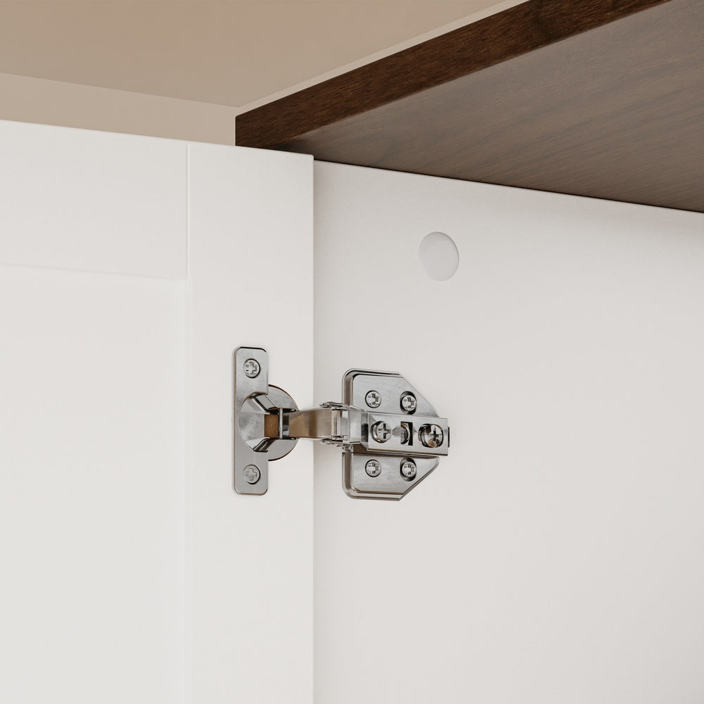 SoBuy | Kleiderständer | Kleiderschrank Weiß Schmal (70cm) Drehtürenschrank mit 3 | White | KSB04-W