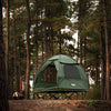 SoBuy | 3in1-Zelt Campingzelt Outdoor Feldbett 2 Person Grün 193x188x145cm | OGS32-II-L-GR