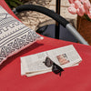 Sobuy | Zahrada Lounger | Sluneční Lounger | Červená židle červená | OGS38-R