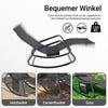 Sobuy | Zahrada Lounger | Sun Lounger s taškou | Showlaw Black/Grey | OGS47-MS