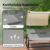 Sobuy | Showkelle pro 2 osoby | Sun Lounger s rolemi Zahradní postel se střešním oknem OGS50 Hg