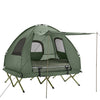 SoBuy | 4in1-Zelt Campingzelt | mit Tragetasche 2 Personen | Grün | 193x145x185cm | OGS61-L-GR