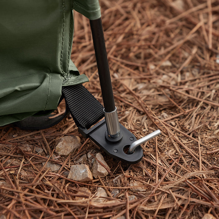 SoBuy | 4in1-Zelt Campingzelt | mit Tragetasche 2 Personen | Grün | 193x145x185cm | OGS61-L-GR