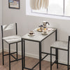 SoBuy | Bartisch mit 2 Hockern | Bartisch set | 3-teilig | OGT03-HG