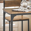 SoBuy | Bartisch mit 2 Hockern | Bartisch set | 3-teilig | OGT03-XL