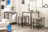 SoBuy | Bartisch mit 4 Hockern | Bartisch set | 5-teilig | OGT11-HG