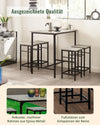 SoBuy | Bartisch mit 4 Hockern | Bartisch set | 5-teilig | OGT11-HG