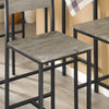 SoBuy | Essgruppe mit 4 Hockern | Bartisch set | 5-teilig | OGT14-N