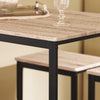 SoBuy | Bartisch mit 4 Hockern | Bartisch set | Stehtisch | 5-teilig | OGT15-N