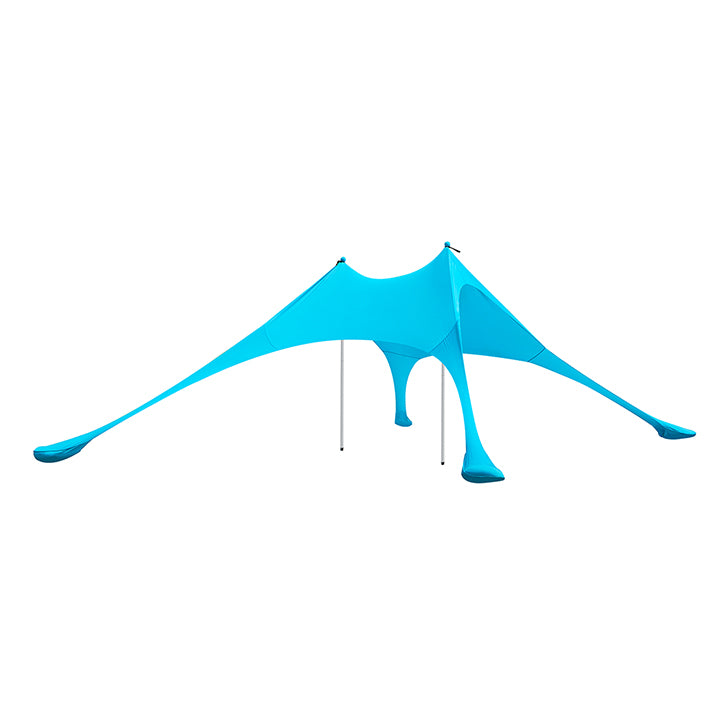 SoBuy | Lycra Strandzelt mit 2 Alu-Stangen | Sonnensegel
