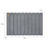 SoBuy | Stein Badematte super saugfähig rutschfest leicht zu reinigen Grau | 59x39cm | SDA10-HG