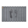 SoBuy | Stein Badematte super saugfähig rutschfest leicht zu reinigen Grau | 59x39cm | SDA10-HG