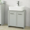 SoBuy | Unterschrank | Hellgrau | BZR07-HG