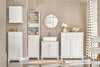 Vorverkauf | SoBuy Waschbeckenunterschrank Badezimmerschrank Weiß 60x60x30cm BZR18-II-W