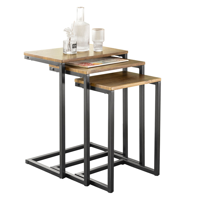 SoBuy | 3er Set Beistelltische | Sofatisch | Couchtisch