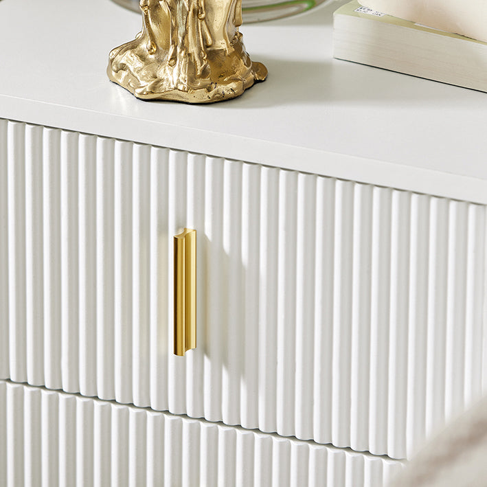 SoBuy | Nachttisch 2er Set | mit 2 Schubladen | Weiß | FBT115-WX2