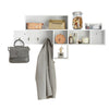 Sobuy | Wall Wardrobe | Hangenegal | Flurga Mobby White | FHK17-W