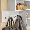Sobuy | Wall Wardrobe | Hangenegal | Flurga Mobby White | FHK17-W