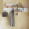 Sobuy | Wall Wardrobe | Hangenegal | Flurga Mobby White | FHK17-W