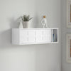 Sobuy | Wall Wardrobe | Hangenegal | Flurga Mobby White | FHK18-W
