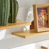 SoBuy | 2-teilige Wandgarderobe | Hängeregal | Flurgarderobe Weiß | FHK21-WN