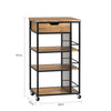 Sobuy | Sloužící auto | Doplňky | Multi -Purpose Cabinet | Fkw99-n