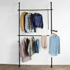 SoBuy | Teleskop Kleiderstange | Kleiderstangen System | Regalsystem | FRG109