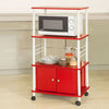 Sobuy | Mikrovlnná skříňka | Kuchyňská skříňka | Multi -Purpose Cabinet Red | FRG12-R