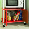 Sobuy | Mikrovlnná skříňka | Kuchyňská skříňka | Multi -Purpose Cabinet Red | FRG12-R