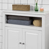 SoBuy | Badkommode | Badzimmerschrank | Sideboard Weiß | FRG204-W