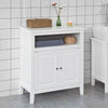 SoBuy | Badkommode | Badzimmerschrank | Sideboard Weiß | FRG204-W