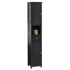 SoBuy | Bad Hochschrank | Badschrank | Badregal Grau | FRG236-DG