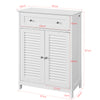 SoBuy | Badkommode | Badzimmerschrank | Sideboard Weiß | FRG238-W