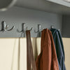 Sobuy | Wall Wardrobe | Háčky oblečení | Paradise podlahy světle šedá | FRG282-HG