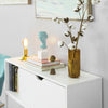 SoBuy | Konsolentisch | Sideboard mit 1 Klappe | Flurtisch Weiß | FSB21-W